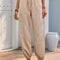 Perfee Elastic Waist Joggers with Pockets