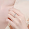 925 Sterling Silver Moissanite Ring