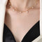 18K Gold-Plated Titanium Steel Pearl Necklace