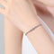925 Sterling Silver Inlaid Moissanite Bracelet